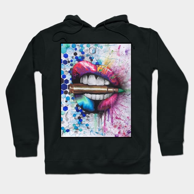 Bite the Bullet Hoodie by AMDesigns